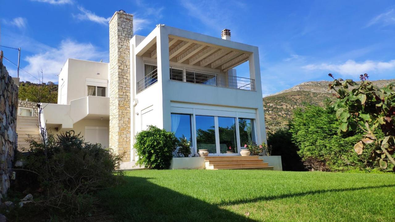 Villa With Aegean Views Akhladherí 외부 사진