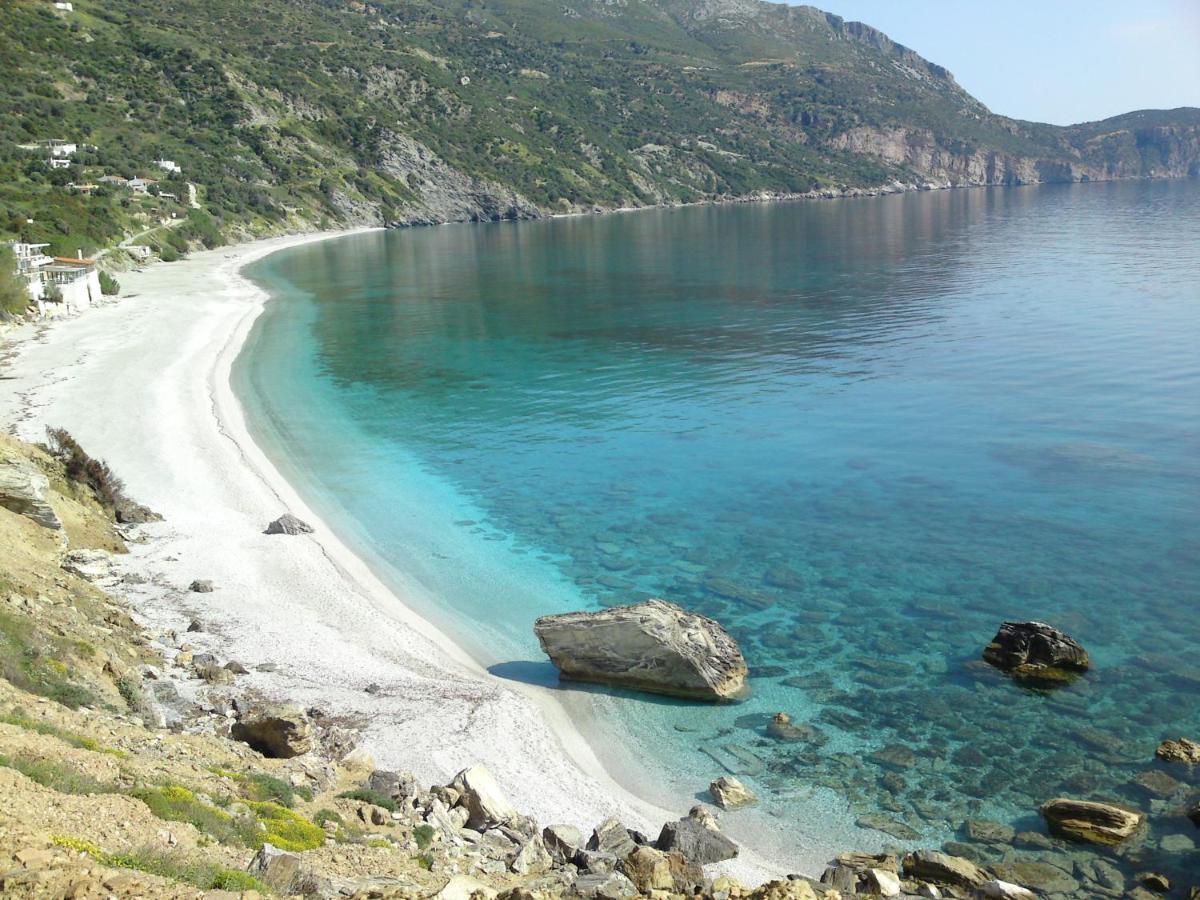 Villa With Aegean Views Akhladherí 외부 사진