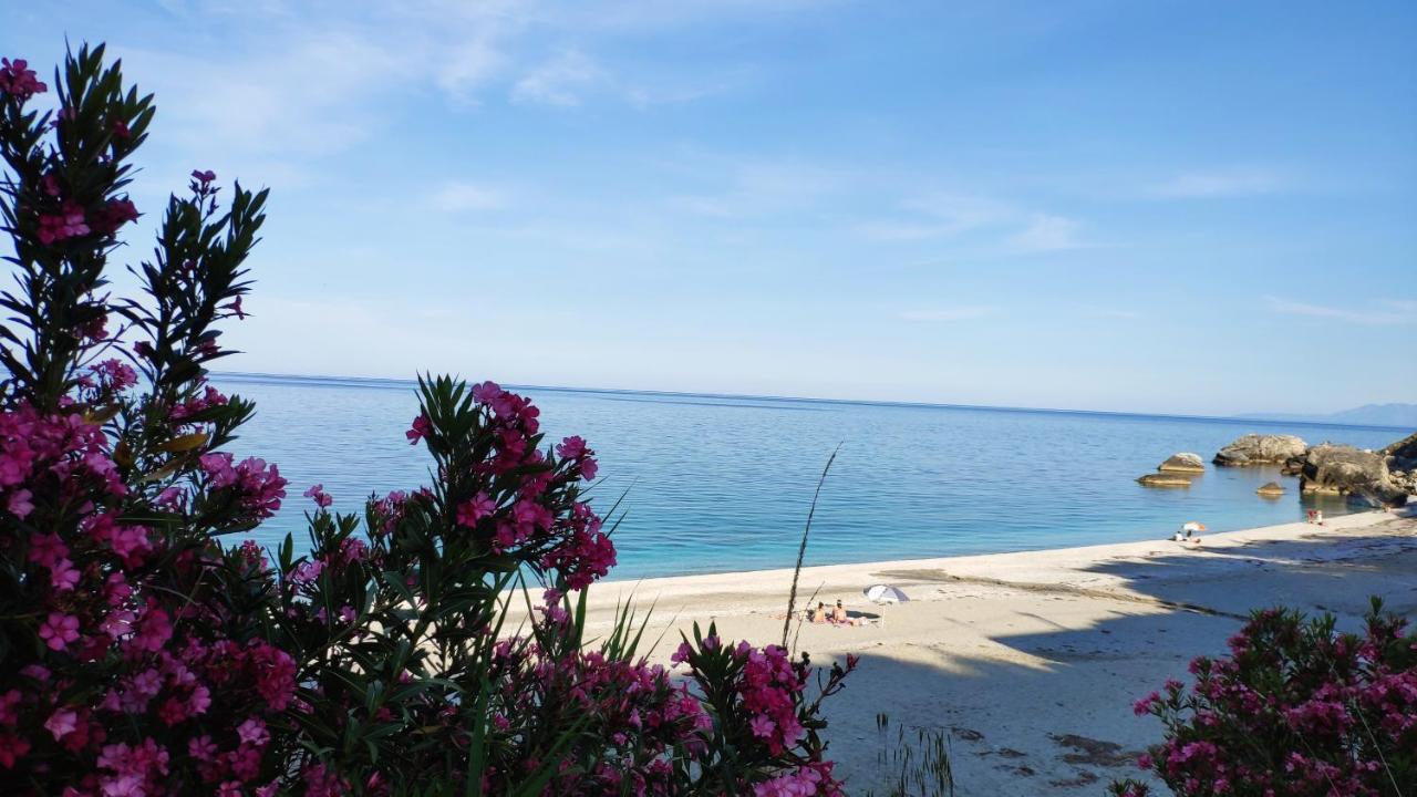 Villa With Aegean Views Akhladherí 외부 사진