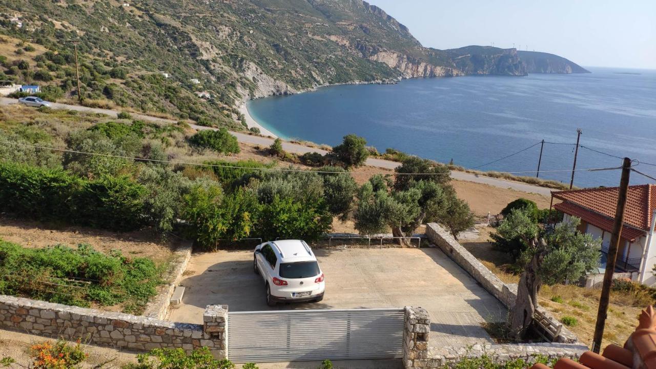 Villa With Aegean Views Akhladherí 외부 사진