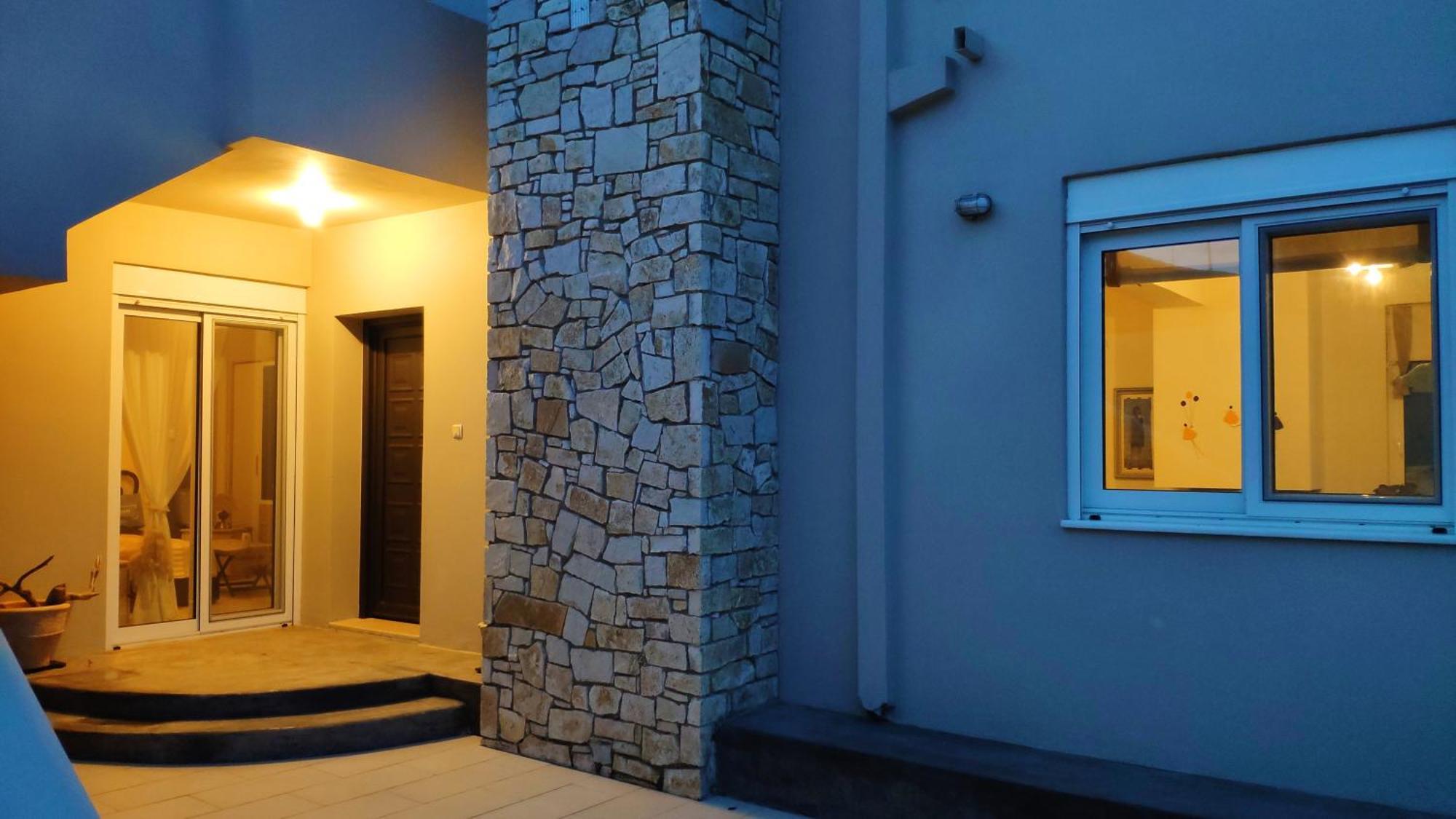 Villa With Aegean Views Akhladherí 외부 사진